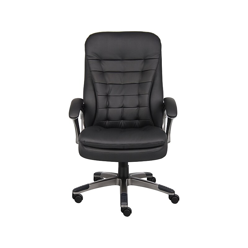 Boss Faux Leather Executive Chair, Black (B9331) image 1