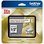 Brother P-touch TZe-PR234 Laminated Premium Label Maker Tape, 1/2" x 26-2/10', Gold on Glitter White (TZe-PR234)~#|#~sp35507161_sc7
