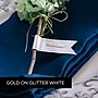 Brother P-touch Laminated Tape, 1", Gold Print on Premium Glitter White (TZe-PR254)~#|#~sp35507171_sc7
