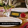Brother P-touch TZe-PR851 Laminated Premium Label Maker Tape, 1" x 26-2/10', Black on Glitter Gold (TZe-PR851)~#|#~sp35507181_sc7