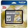 Brother P-touch TZe-ML35 Laminated Premium Label Maker Tape, 1/2" x 26-2/10', White on Matte Gray (TZe-ML35)~#|#~sp35507242_sc7