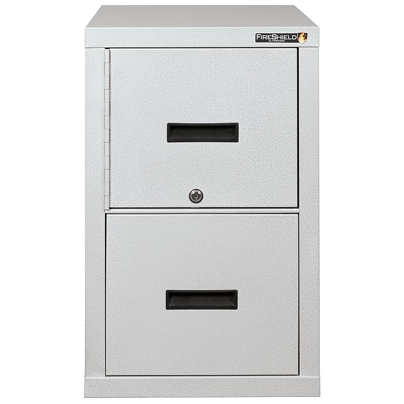 FireKing® FireShield 2-Drawer Vertical File Cabinet, Letter/Legal, Diamond Stone (2S1822-DDSSF) image 1