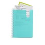 Poppin 1-Subject Notebooks, 6" x 8", College Ruled, 80 Sheets, Blue, 24/Carton (101351-MC)~#|#~sp35514549_sc7