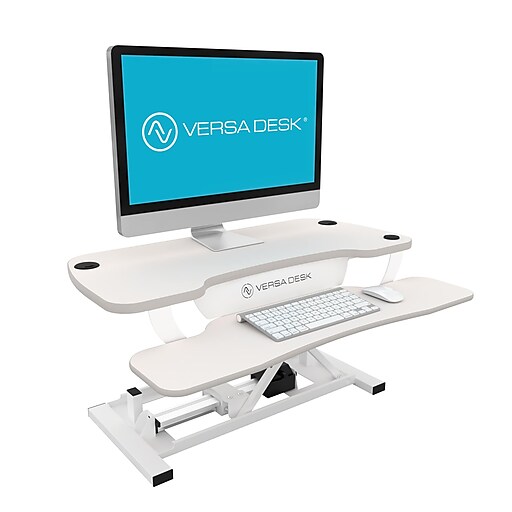 Shop Staples For Versadesk Power Pro White 40 X 24 Push Button
