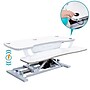 VersaDesk PowerPro 36"W Electric Adjustable Standing Desk Converter, White (SP7643624-00-05)~#|#~sp35515533_sc7