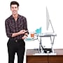 VersaDesk PowerPro 36"W Electric Adjustable Standing Desk Converter, White (SP7643624-00-05)~#|#~sp35515534_sc7