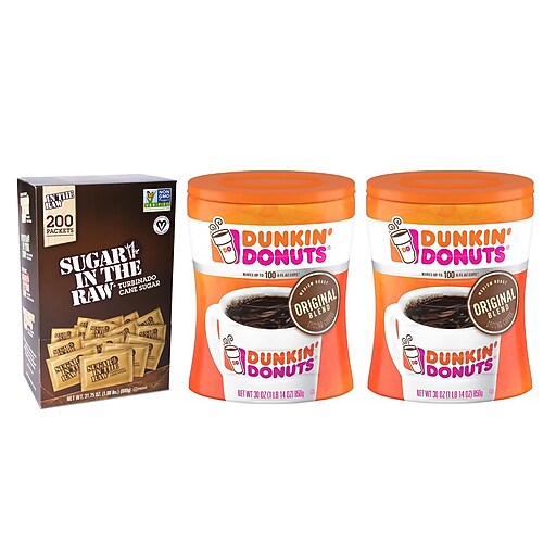 Shop Staples for Dunkin' Donuts Original Blend Ground Coffee, 30 oz. 2
