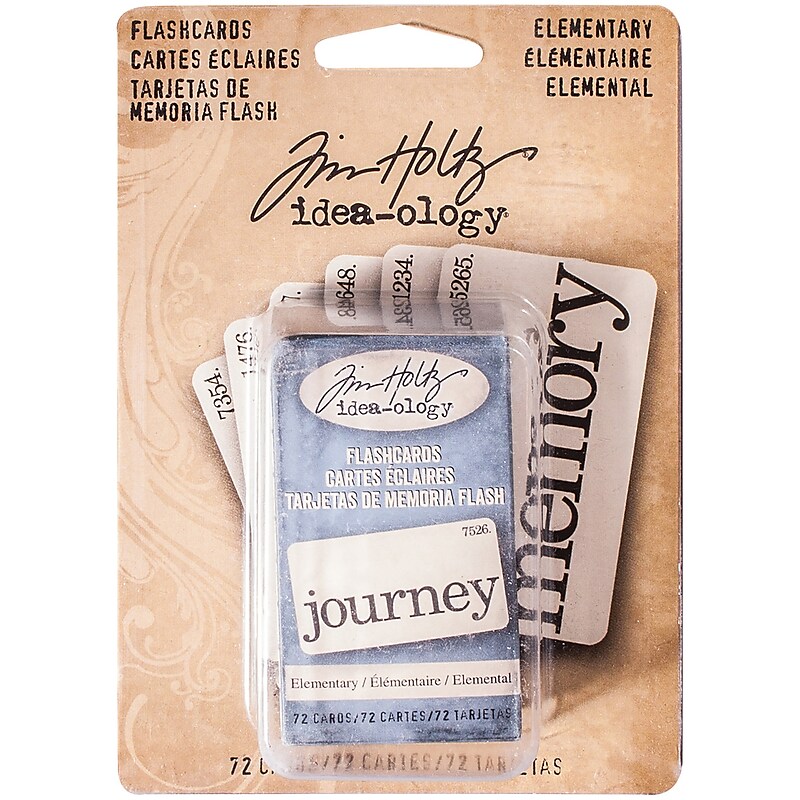 Advantus Idea-Ology Flashcards, Elementary, 2.5" x 1.25", 72 Per Pack (TH93190) image 1