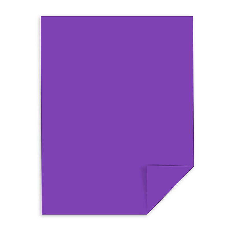 Neenah Astrobrights Smooth Paper, 24 lbs, 8.5" x 11", Gravity Grape, 5000 Sheets/Carton (21961) image 1