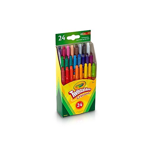 Crayola Twistables Mini Crayons, 24/Pack Staples