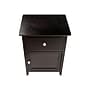 Winsome Eugene 18.9"W x 14.96"D Accent Table, Espresso (92815)~#|#~sp36106510_sc7