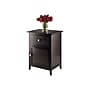 Winsome Eugene 18.9"W x 14.96"D Accent Table, Espresso (92815)~#|#~sp36106511_sc7