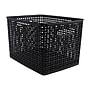 Advantus Large Weave Plastic Bin, Black, Each (36006)~#|#~sp36180570_sc7