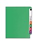 Smead Colored End Tab File Folder, Shelf-Master Reinforced Straight-Cut Tab, Letter Size, Green, 100/Bx (25110)~#|#~sp36187364_sc7