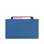 Smead Pressboard File Folder, 1/3-Cut Tab, 1" Expansion, Letter Size, Dark Blue, 25/Box (21541)~#|#~sp36187833_sc7
