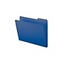 Smead Pressboard File Folder, 1/3-Cut Tab, 1" Expansion, Letter Size, Dark Blue, 25/Box (21541)~#|#~sp36187834_sc7
