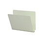 Smead End Tab Pressboard File Folder, Straight-Cut Tab, 2" Expansion, Letter Size, Gray/Green, 25/Box  (26210)~#|#~sp36188063_sc7