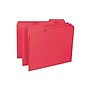 Smead Interior File Folder, 1/3-Cut Tab, Letter Size, Red, 100/Box (10267)~#|#~sp36188105_sc7