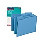 Smead File Folder, 1/3-Cut Tab, Letter Size, Blue, 100/Box (12043)~#|#~sp36188160_sc7