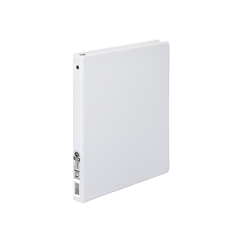 Wilson Jones 362 Basic 1/2" 3-Ring View Binders, White (WLJ36213W) image 1