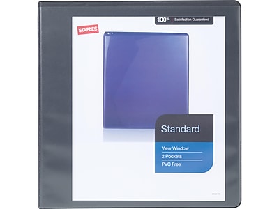 Avery Economy 3 Ring Binder, 1/2 Inch Round Rings, 4 Black