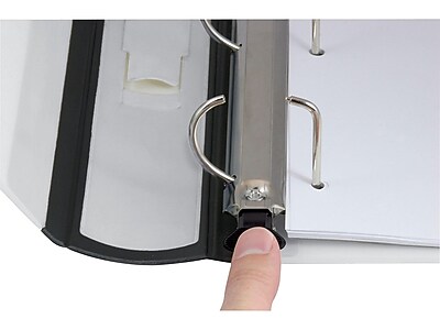 D Ring Binder 3-Inch Heavy-Duty D-Ring Binder - Black Archival Safe ...