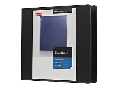 Avery Economy 3 Ring Binder, 1/2 Inch Round Rings, 4 Black