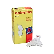 Avery Marking Pre-Strung Tags 1.09"W x 1.75"L White, 1000/Pack (12204)