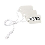 Avery Marking Pre-Strung Tags 1.09"W x 1.75"L White, 1000/Pack (12204)
