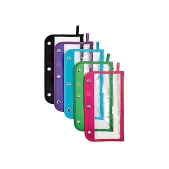 Staples Plastic Zipper Pouch (45019-CC)