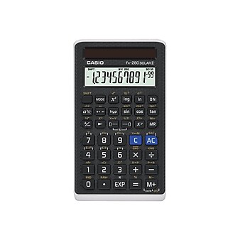 Casio FX-260 Solar II 10-Digit Scientific Calculator, Black