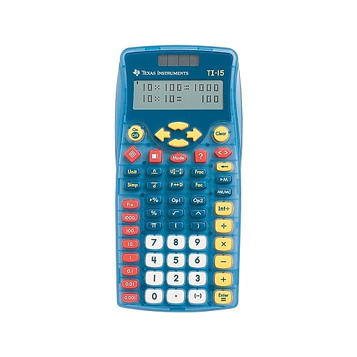 Amazon.com: Texas Instruments TI-10 Elementary Calculator
