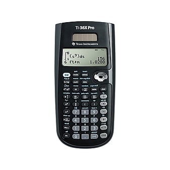 Texas Instruments TI-36X Pro 16-Digit Scientific Calculator, Black
