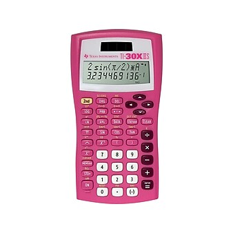 Texas Instruments TI-30XIIS 10-Digit Scientific Calculator, Pink