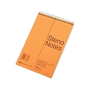 National Brand Steno Pad, 6" x 9", Gregg, Brown Cover, 80 Sheets/Pad (36746)