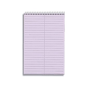 TOPS Prism Steno Pads, 6" x 9", Gregg, Purple, 80 Sheets/Pad, 4 Pads/Pack (TOP 80264)