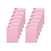 TOPS Prism+ Notepads, 8.5" x 11.75", Wide, Pink, 50 Sheets/Pad, 12 Pads/Pack (TOP63150)