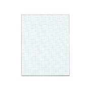 TOPS Graph Pad, 8.5" x 11", Graph, White, 50 Sheets/Pad (TOP 33041)