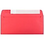 JAM Paper Peel & Seal #10 Business Envelope, 4 1/8" x 9 1/2", Christmas Red, 50/Pack (11789I)~#|#~sp36388124_sc7