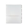 Staples Insertable Paper Dividers, 5-Tab, Clear (13497/11271)~#|#~sp36616474_sc7
