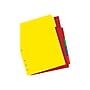 Avery Heavy-Duty Plastic Dividers with White Tab Labels, 5 Tabs, Multicolor (23080)~#|#~sp36616490_sc7
