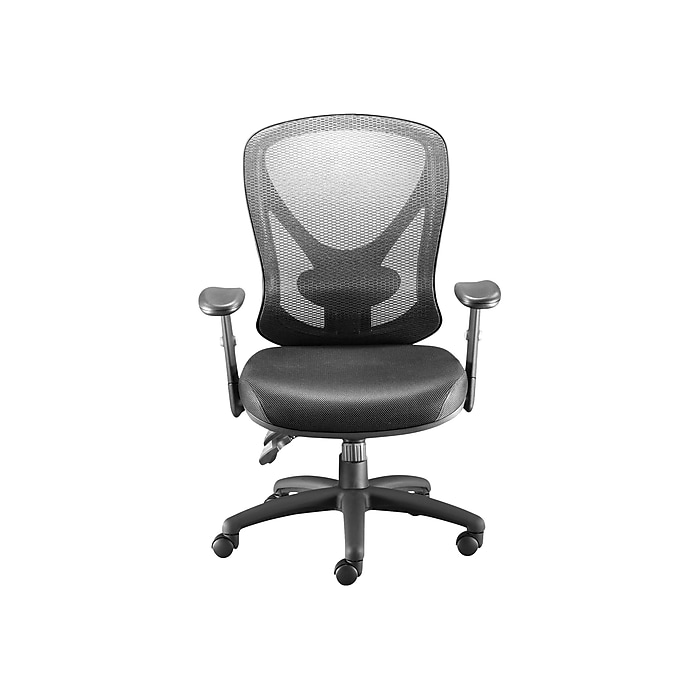 Staples Carder Mesh Back Fabric Computer and Desk Chair, Black (24115-CC)