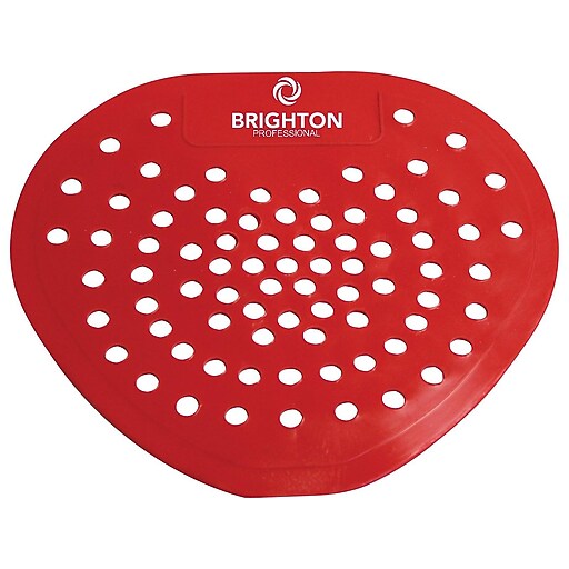 Brighton Professional Urinal Screen, Cherry, 12/Carton (BPR28629) Staples