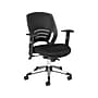 Offices To Go Fabric Manager Chair, Mesh Black (OTG11686B)~#|#~sp36617401_sc7