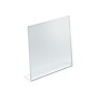 Azar Sign Holders, 8.5" x 11", Vertical, Tabletop, Clear Acrylic, 10/Pack (112714)~#|#~sp36617691_sc7