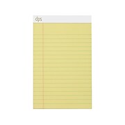Diversity Products Solutions by Staples by Staples Notepads, 5" x 8", Narrow, Canary, 50 Sheets/Pad, 12 Pads/Pack (DPS20001)