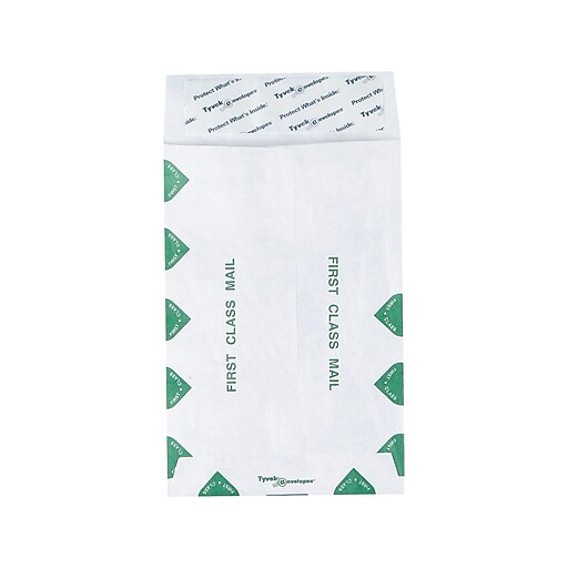 Staples® 6" x 9" Tyvek® FirstClass EasyClose™ Catalog Envelopes, 100