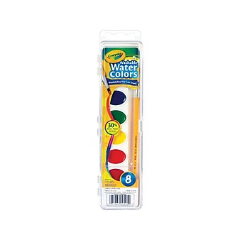 Crayola Washable Watercolors, Assorted (53-0525)