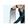 Azar Sign Holder, 10" x 37.63", Vertical, Freestanding, Silver, Metal (300283)~#|#~sp36618774_sc7