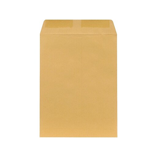 Staples 9" x 12" Brown Kraft Catalog Envelopes, 250/Box (486940/17032